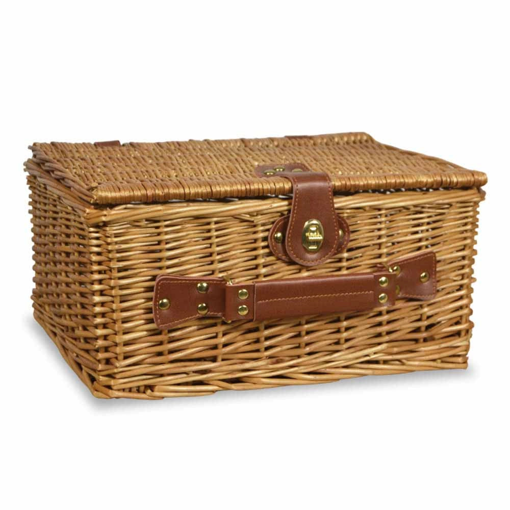 Cesto Bauletto Vimini Naturale con Manico cm 37 x 26 x 18 h