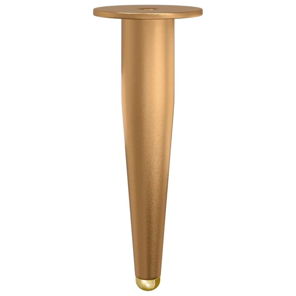 Set di 12 piedi di supporto conici design pulito mobile 98 x 40 mm in ferro dorato 02_0051994