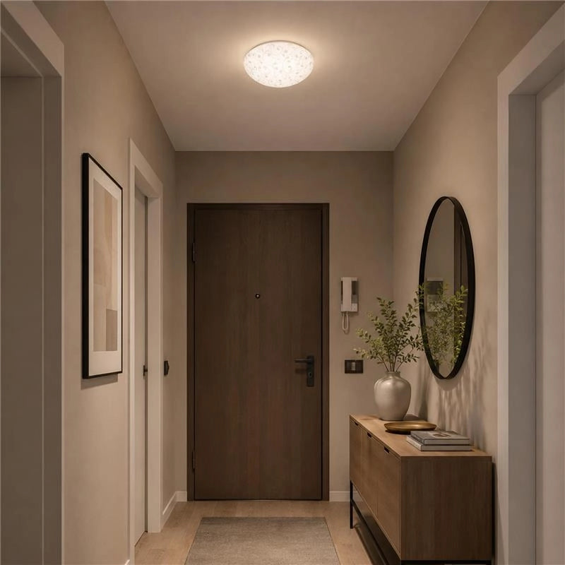 PLAFONIERA MODERNA LENA DA SOFFITTO 40 CM CON 2 ATTACCHI E27