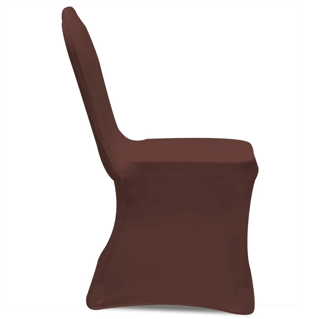 Fodera Elastica per Sedie 6 pz. Marrone 131413