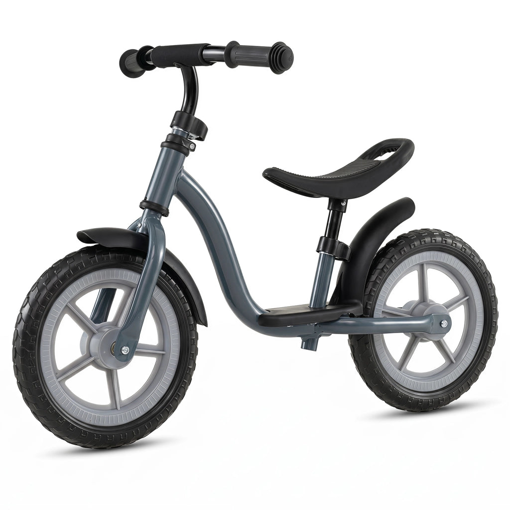 Bicicletta senza pedali per bambini 3+ anni portatile e leggera, Bici senza pedali per principianti con ruote antiforatura altezza regolabile Blu