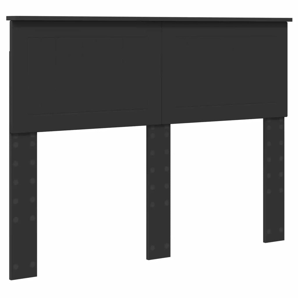 Struttura del letto Nero 120 x 200 cm Pino massello
