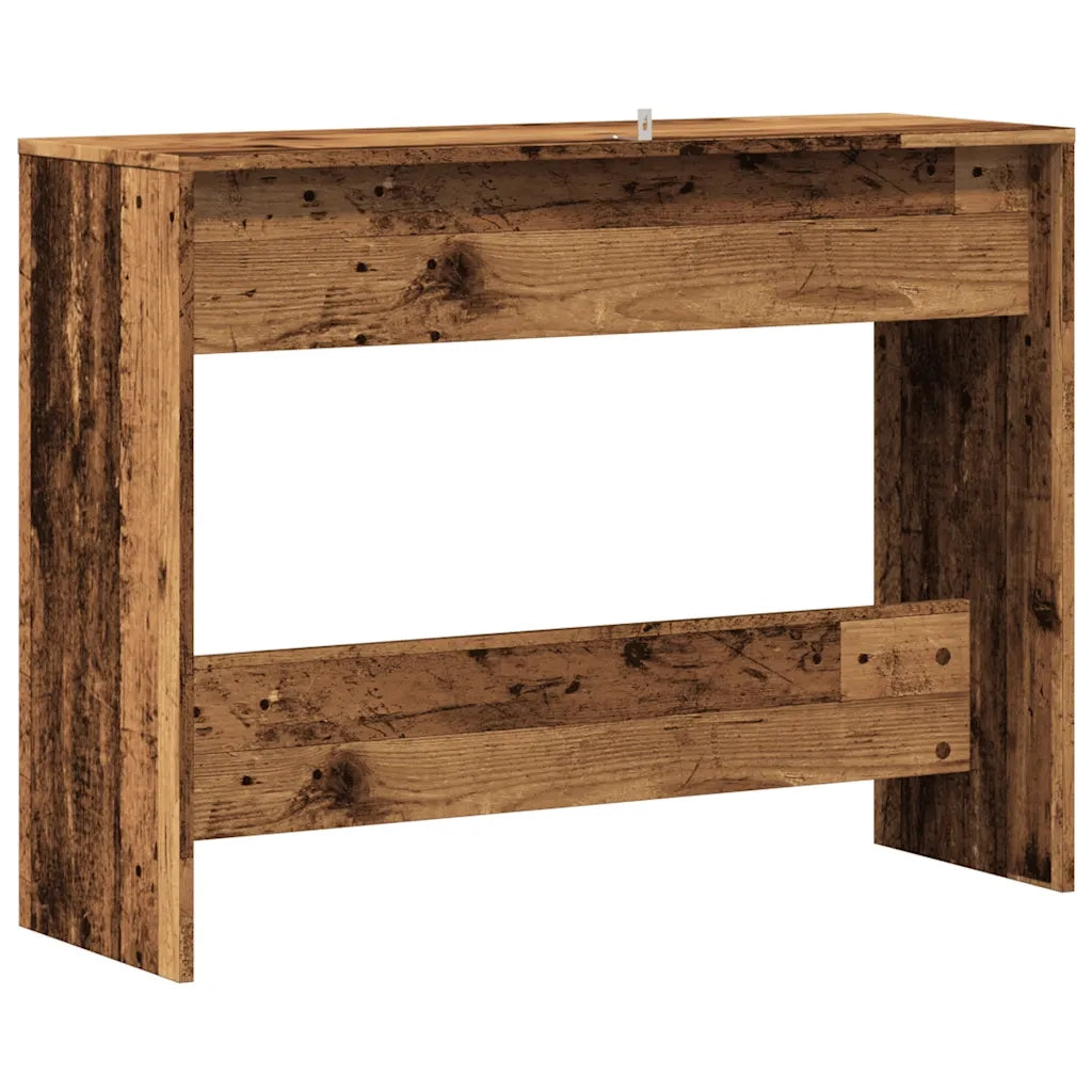 Tavolino Consolle Legno Vecchio 100x35x76,5 cm in Truciolato 856784