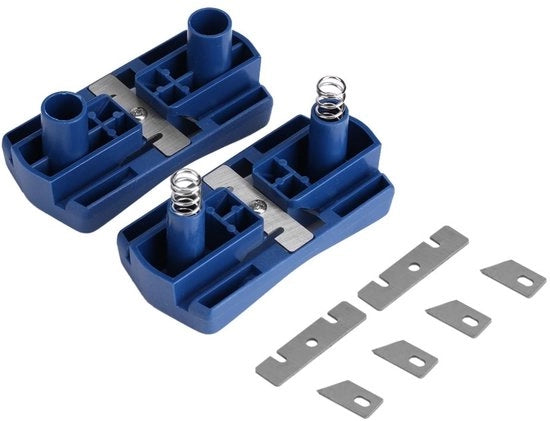 Taglierino per lamelle di pavimento - Trimmer per lamelle in legno - Strumento per lavorazione del legno - Formato compattibile - Taglierino per lamelle - Per il professionista di casa - Accessorio