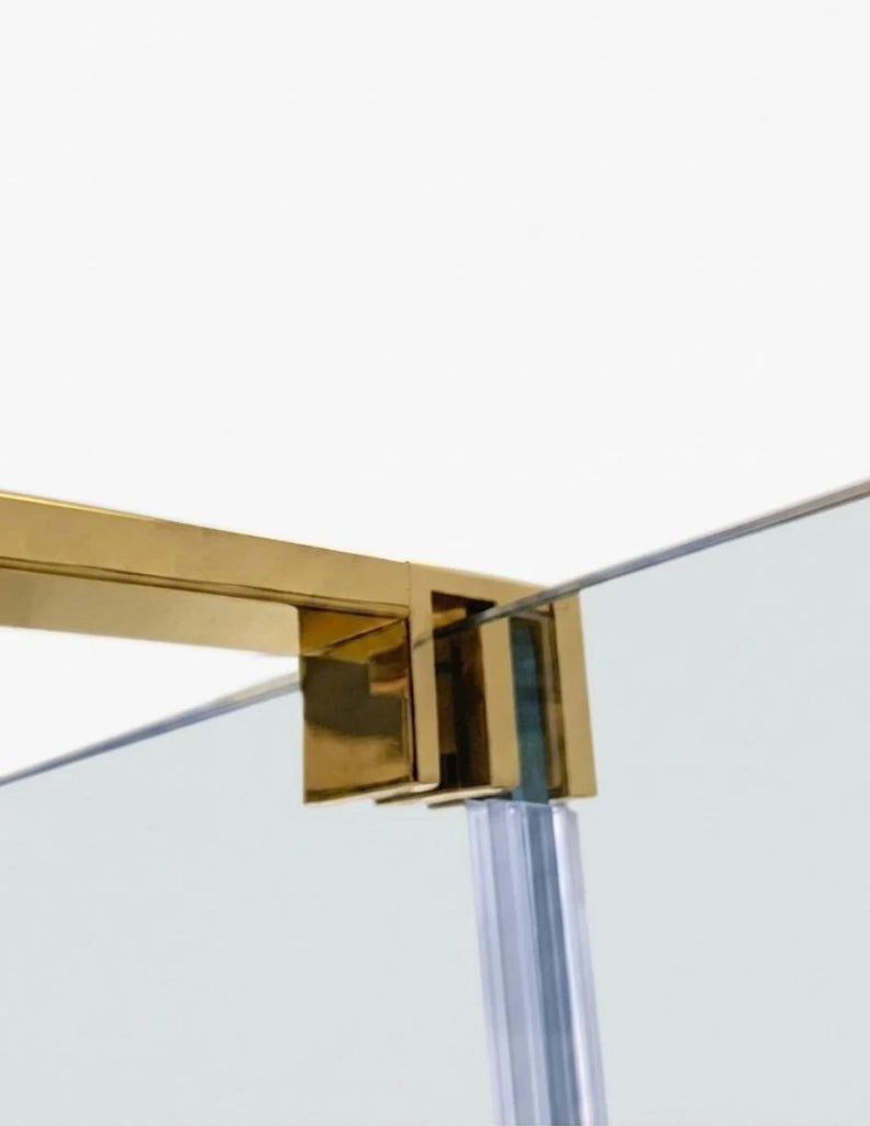 Porta doccia scorrevole 1+1 CIRENE (KENNA) Walk-in175 cm Profilo Oro