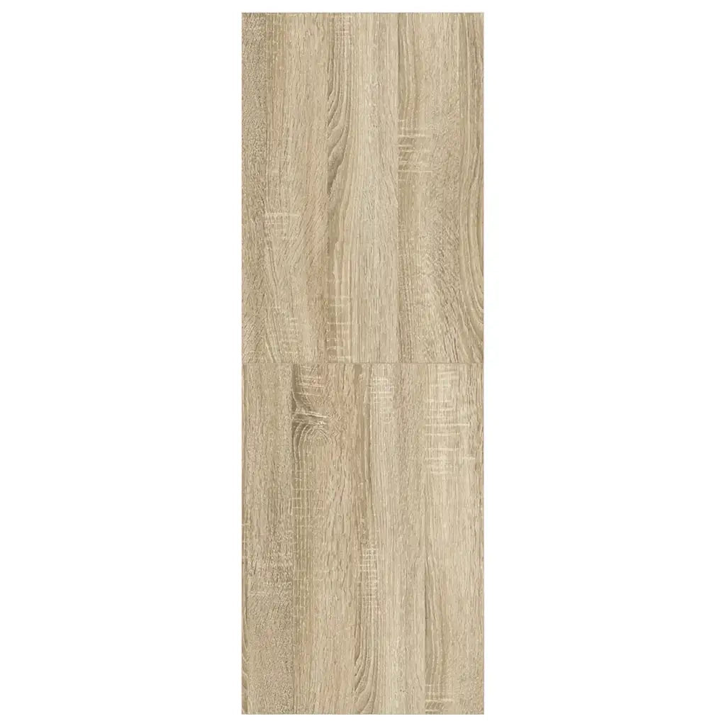 Mobile TV da Parete Rovere Sonoma 37x37x107cm Legno Multistrato 805483