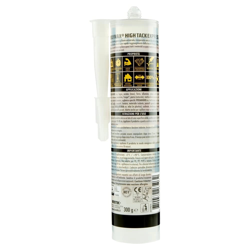Bostik Polymax High Tack Express Trasparente 300 g