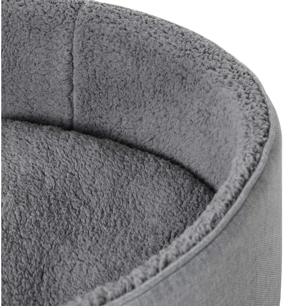 Letto per cani cuscino reversibile 70 x 58 x 27 cm grigio 12_0001228
