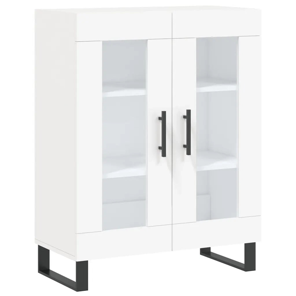Credenza | Madia | Buffet da pranzo | Armadio da pranzo Bianca 69,5x34x90 cm in Legno Multistrato