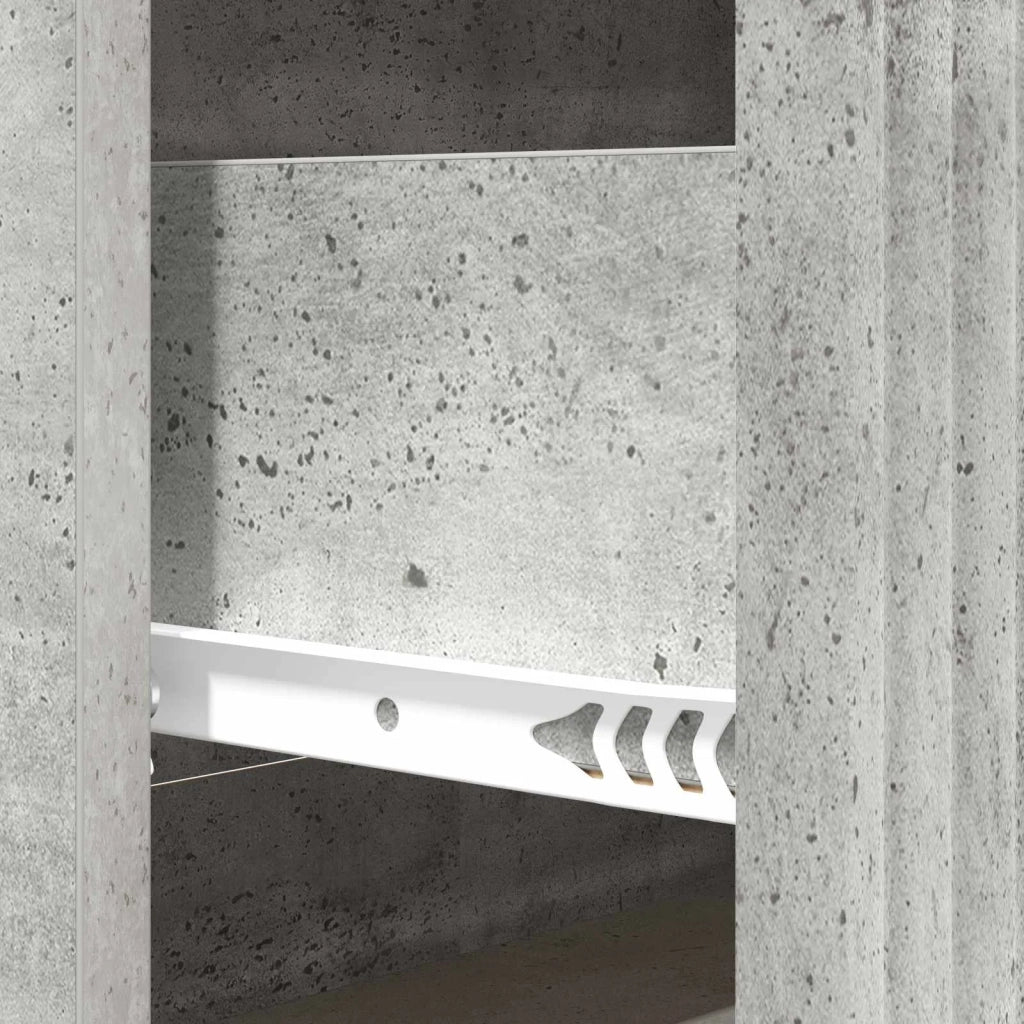 Mobile con Cassetti Grigio Cemento 66 x 34,5 x 89,5 cm 894838