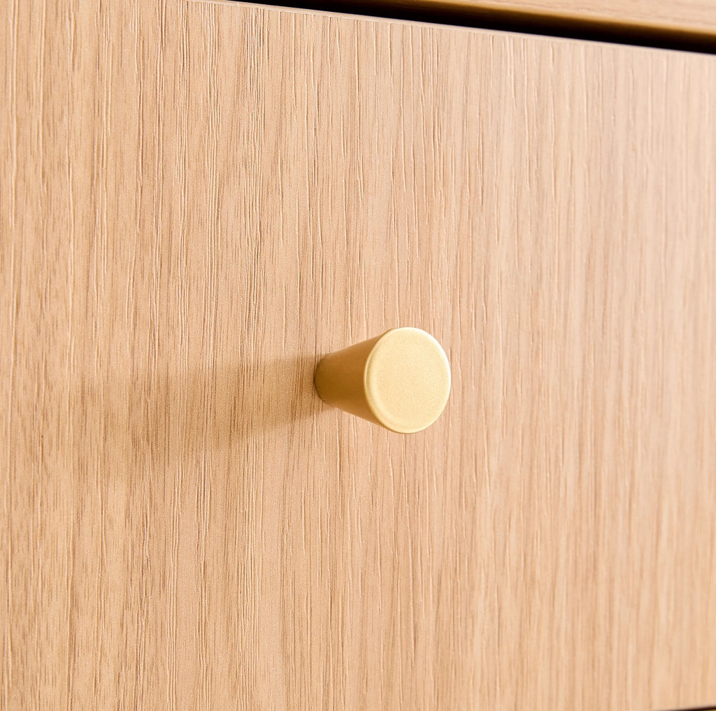 Isola cucina con bancone girevole 360¡ã e LED, rovere HAVRYA