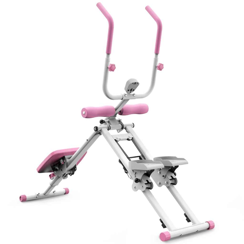 Stepper 2 in 1 e Attrezzi Addominali Pieghevole, Multifunzione per Allenamento Completo del Corpo, Home Gym