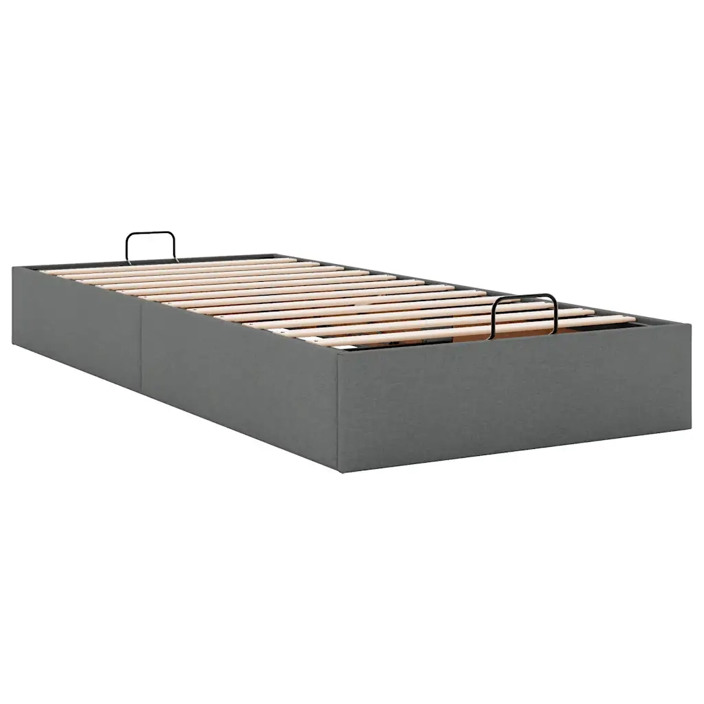 Struttura Letto Pouf senza Materasso 90x200 cm in Tessuto