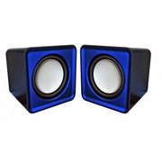 Trade Shop - Omega Speakers Casse Stereo Usb 2.0 Og-01 Surveyor 6w Blue Usb -