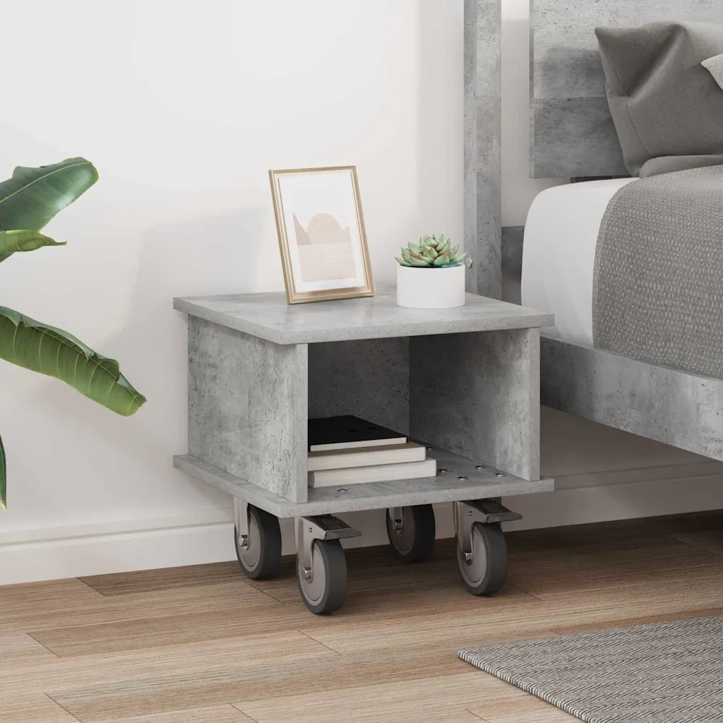 Supporto TV-Credenza per TV-Mobile TV Grigio cemento 37 x 35 x 35 cm Legno multistrato