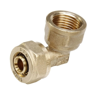 GOMITO 90  ° F/FILETTO F A COMPRESSIONE PER MULTISTRATO- Diam. 3/4 x 26- IBP- pezzi 1