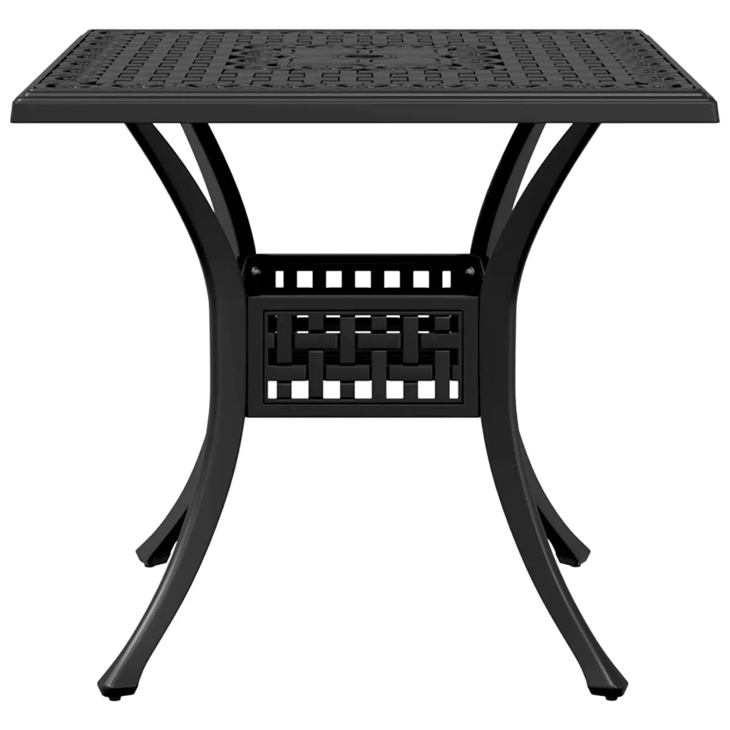 Set da Bistrot 3 pz Nero in Alluminio Pressofuso 3216346