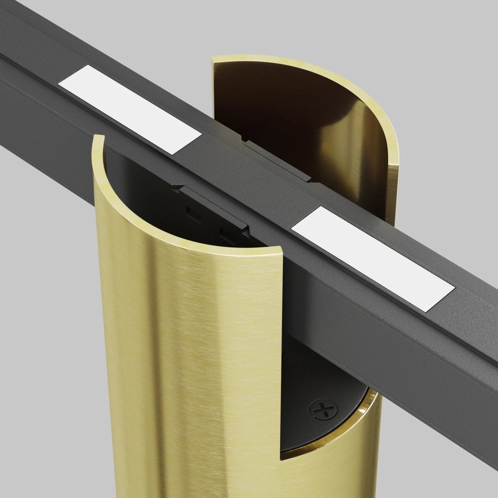 Maytoni Lampada da binario moderna Exility Alfa 1 luce LED integrato nero alluminio