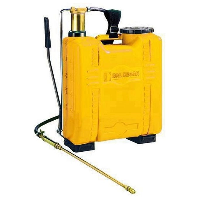 Dal Degan LA6403 FLEXO Pompa Irroratrice a Spalla Serbatoio 16 L Pompante Inox Lancia Ottone Cinghie Regolabili colore Rosso