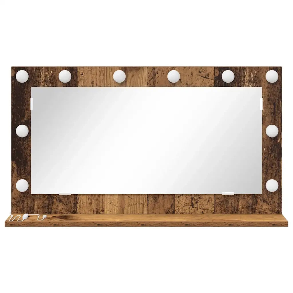 Specchio da Vanit¨¤ Rettangolare Legno vecchio 80 x 45 x 18 cm