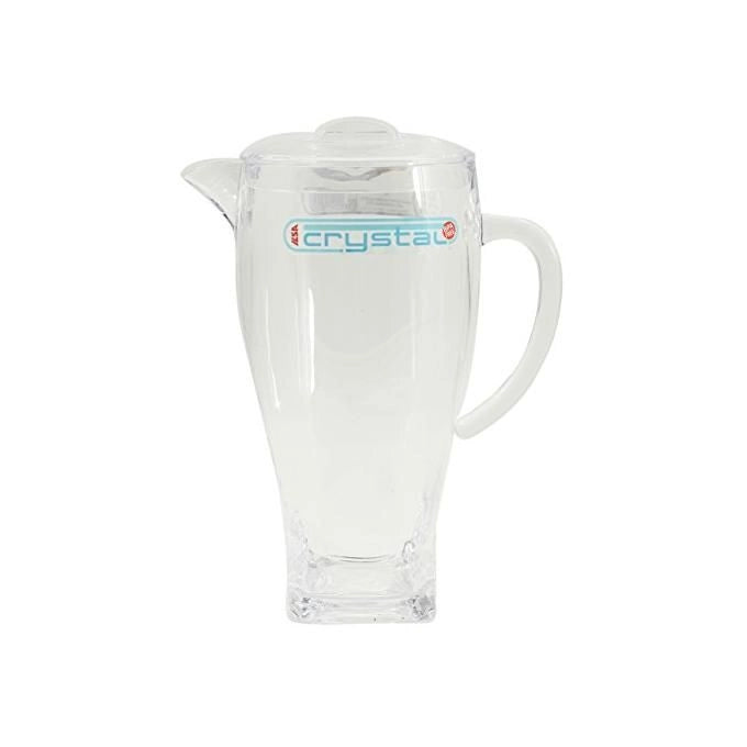 ILSA 2512 Crystal Caraffa Agata in MS da 2,2 L con Coperchio colore Trasparente