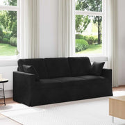 Divano Nero 198 x 78 x 80 cm Velluto 42024437