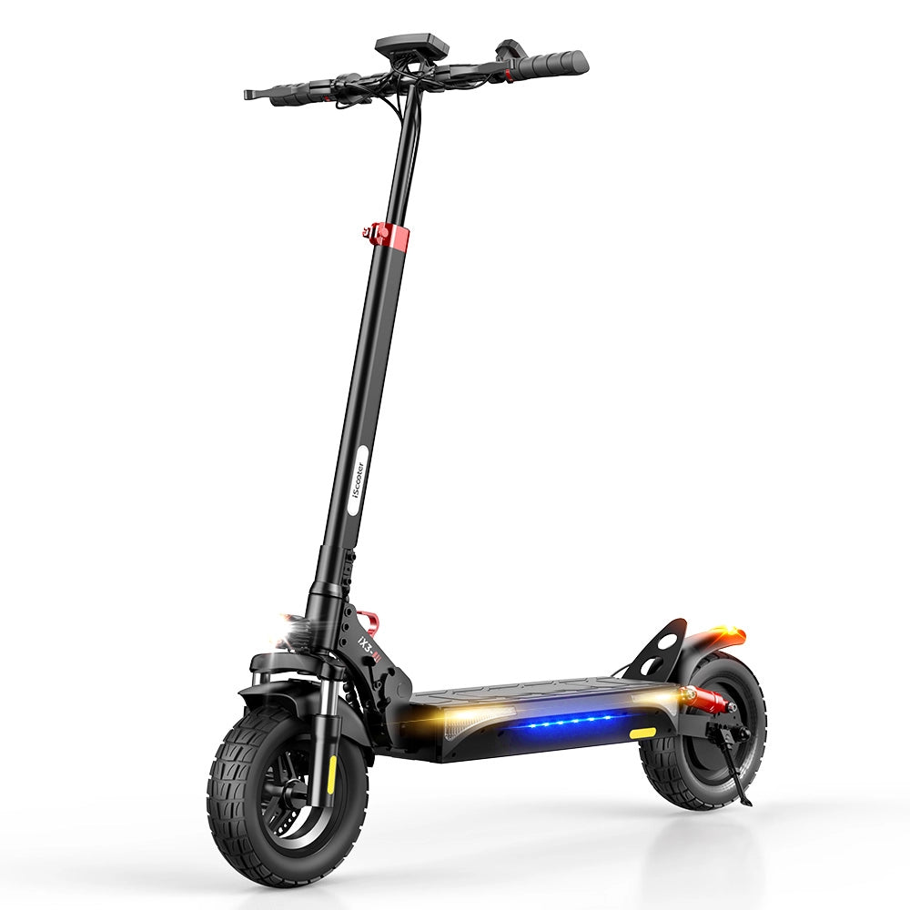 ix3 Monopattino Elettrico Pieghevole 800W; Batteria 48V 10Ah; Autonomia 30-40 km; Velocità 25 km/h; Pneumatici Off-Road da 10"; Doppia Sospensione; APP e Luci LED