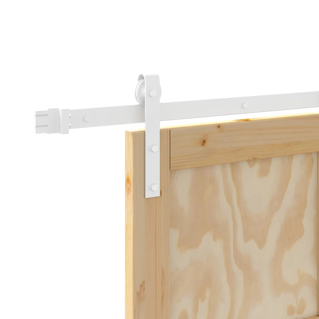 Porta scorrevole Naturale e Bianco 86 x 198,5 cm 3445429