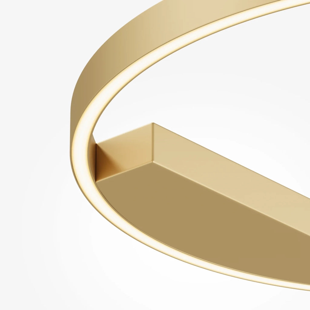 Maytoni Lampada da soffitto Rim 1 luce LED integrato ottone alluminio