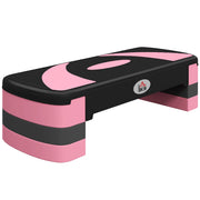 Stepper fitness ¨C Minimal ¨C 80x31x20 cm nero rosa chiaro
