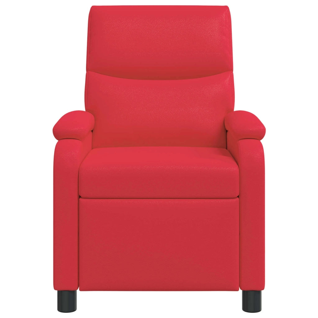 Divano Sedia-Poltrona Massaggiante Rosso Similpelle 739196