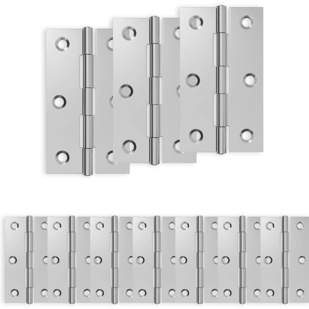 Cerniera 48 pz 66 x 38 x 5 mm Argento Acciaio 42041400
