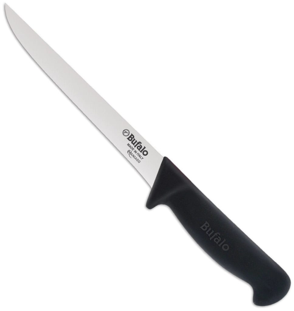 Coltello per Disosso Stretto Lama 15 cm Bufalo S97/15 Manico Nero