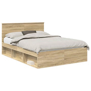 Letto matrimoniale | Letto per adulti | Struttura del letto Sonoma 140 x 190 cm Pino massello