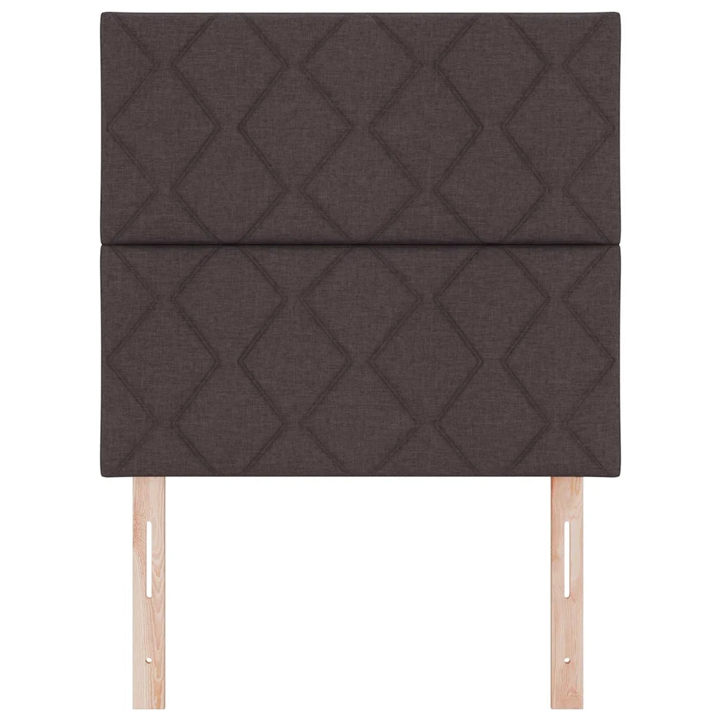 Testiera | Testata Marrone Scuro 100 cm Tessuto