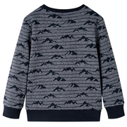 Felpa per Bambini Blu Marino M¨¦lange 104