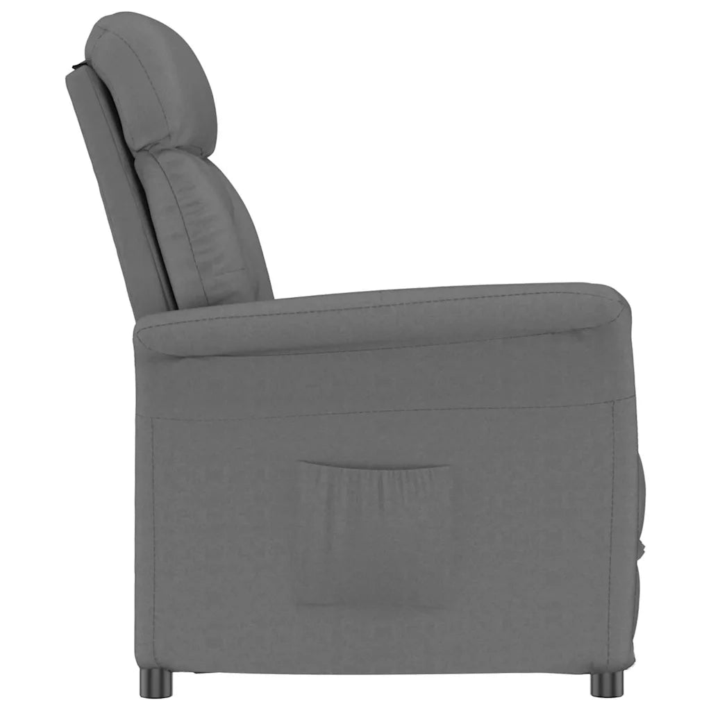 poltrona Grigio scuro Microfibra 348402