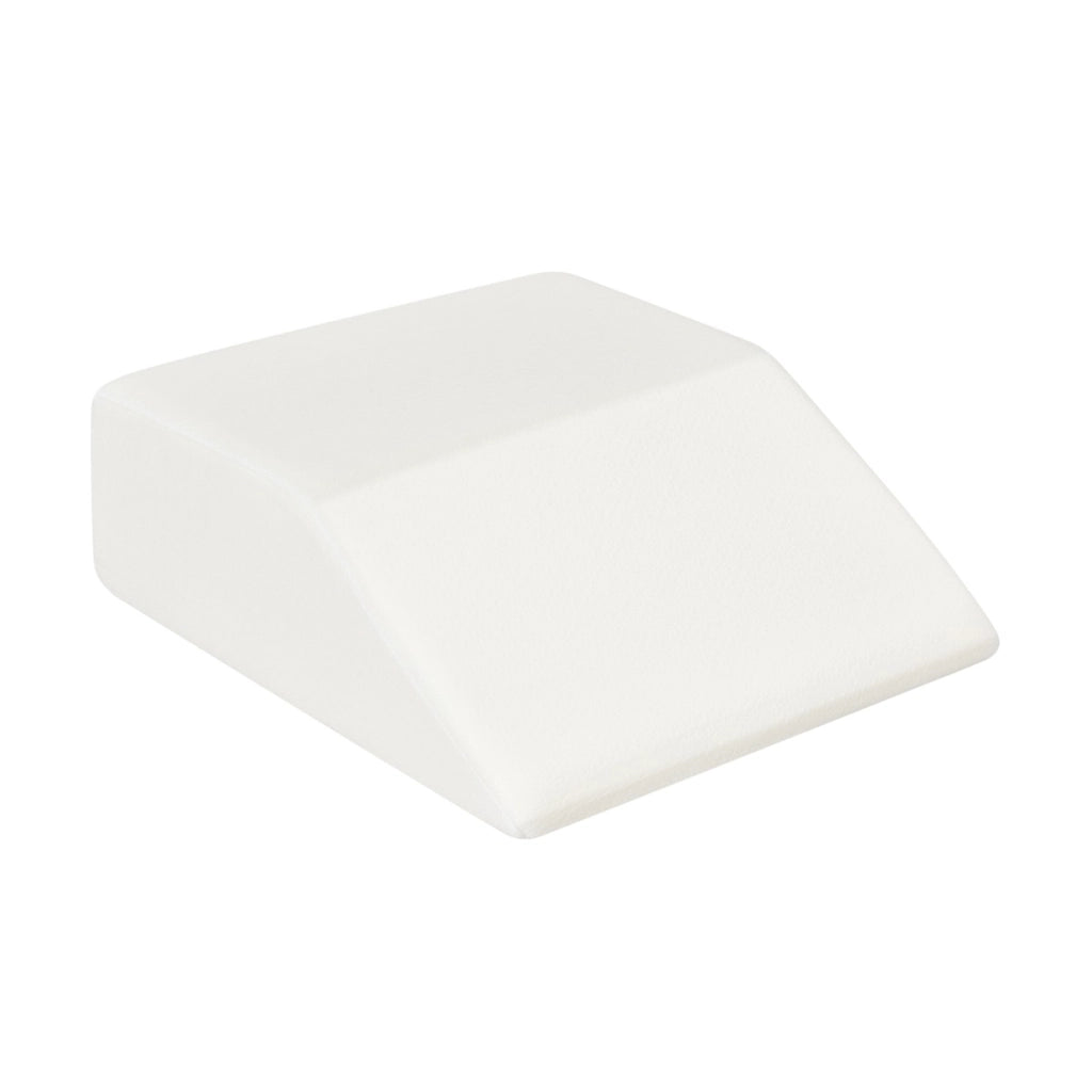 Cuscino a cuneo con 2,5 cm di memory foam e rivestimento smontabile, Cuneo in schiuma per alleviare dolori Bianco