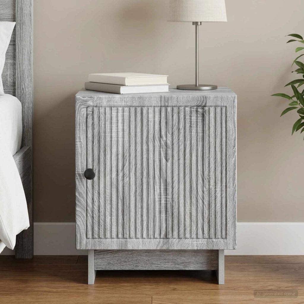 Armadio da Notte Grigio Sonoma 43 x 34,5 x 50 cm 893887