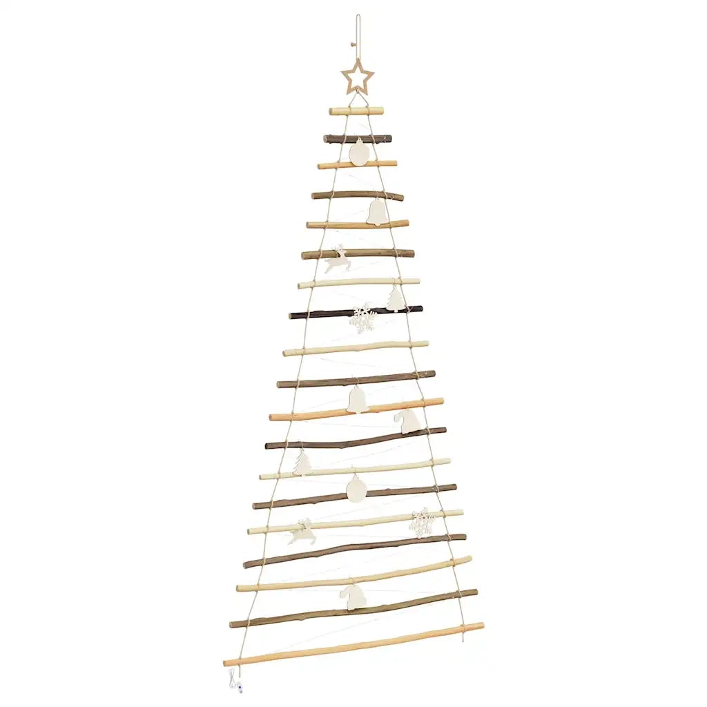 Albero di Natale Naturale 180 cm Legno di Frassino Massiccio 42020261