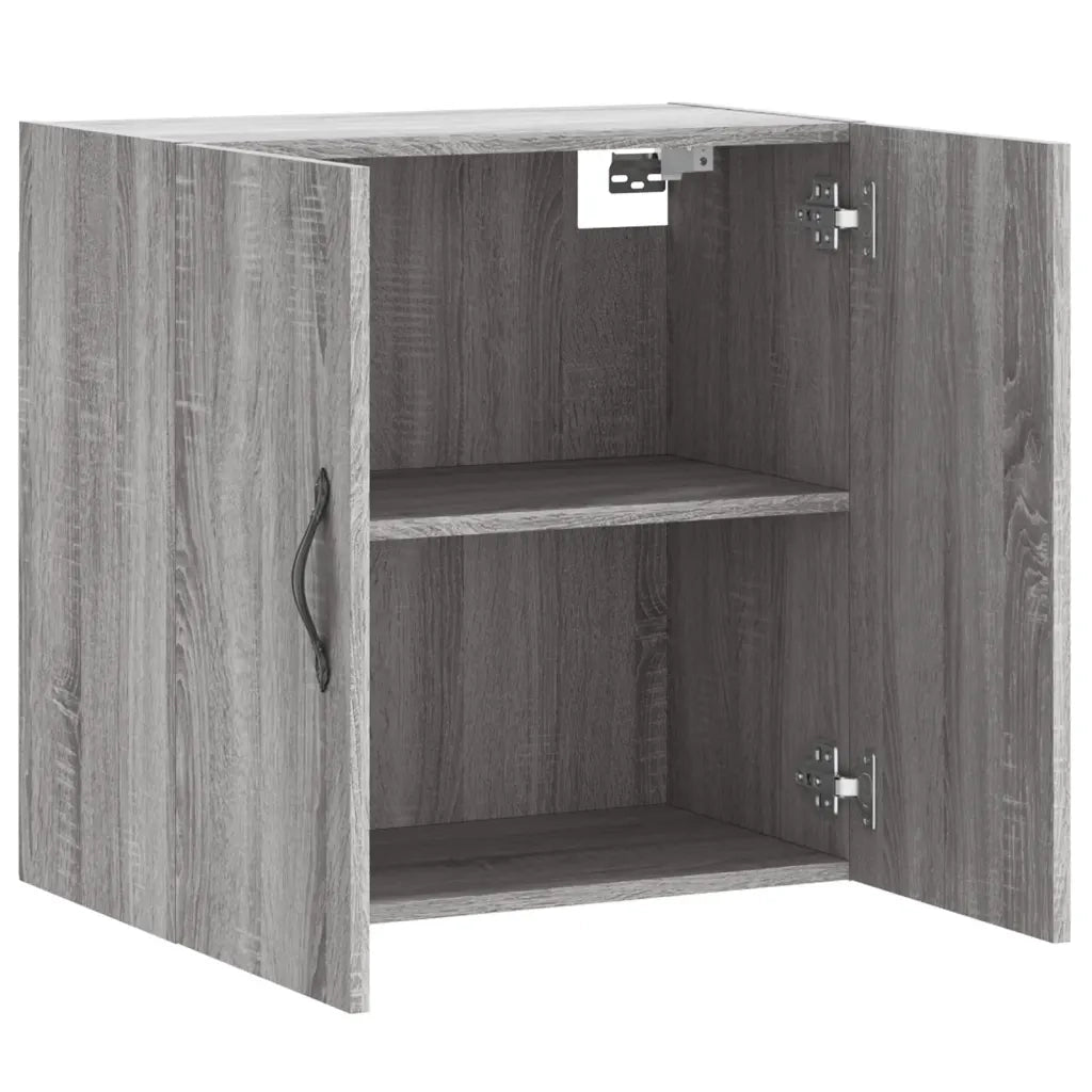 Mobile Pensile Grigio Sonoma 60x31x60 cm in Legno Multistrato 829962