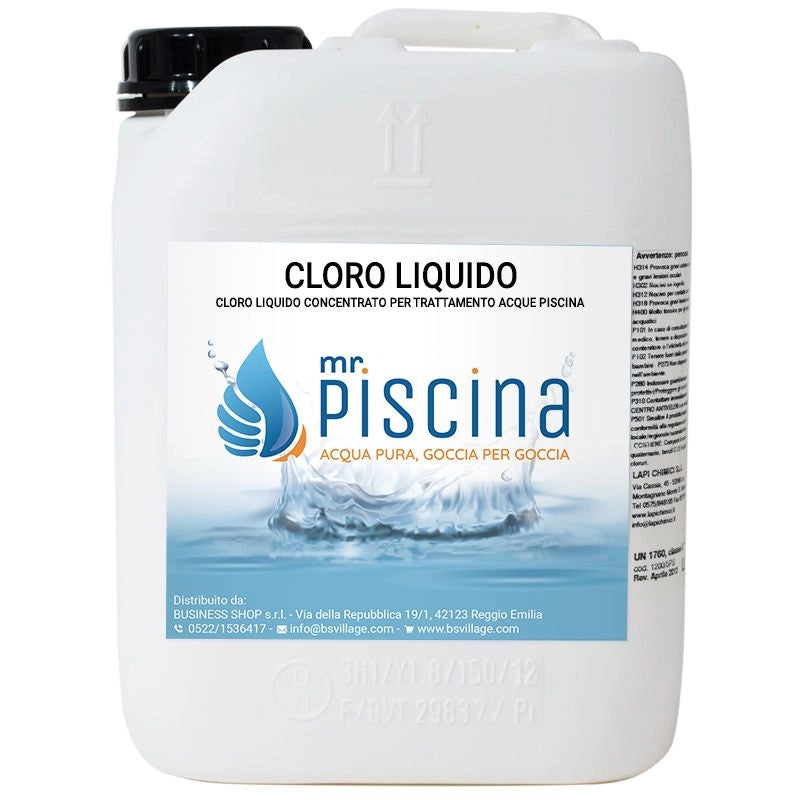 CLORO LIQUIDO per piscina Quantità confezione: 1 pezzo