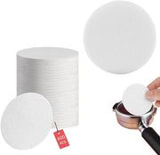 Papier per filtro caffè 58 mm - non sbiancato - 600 pezzi - circolare - compatibile con macchine da caffè - prevenzione della canalizzazione - filtri per caffè