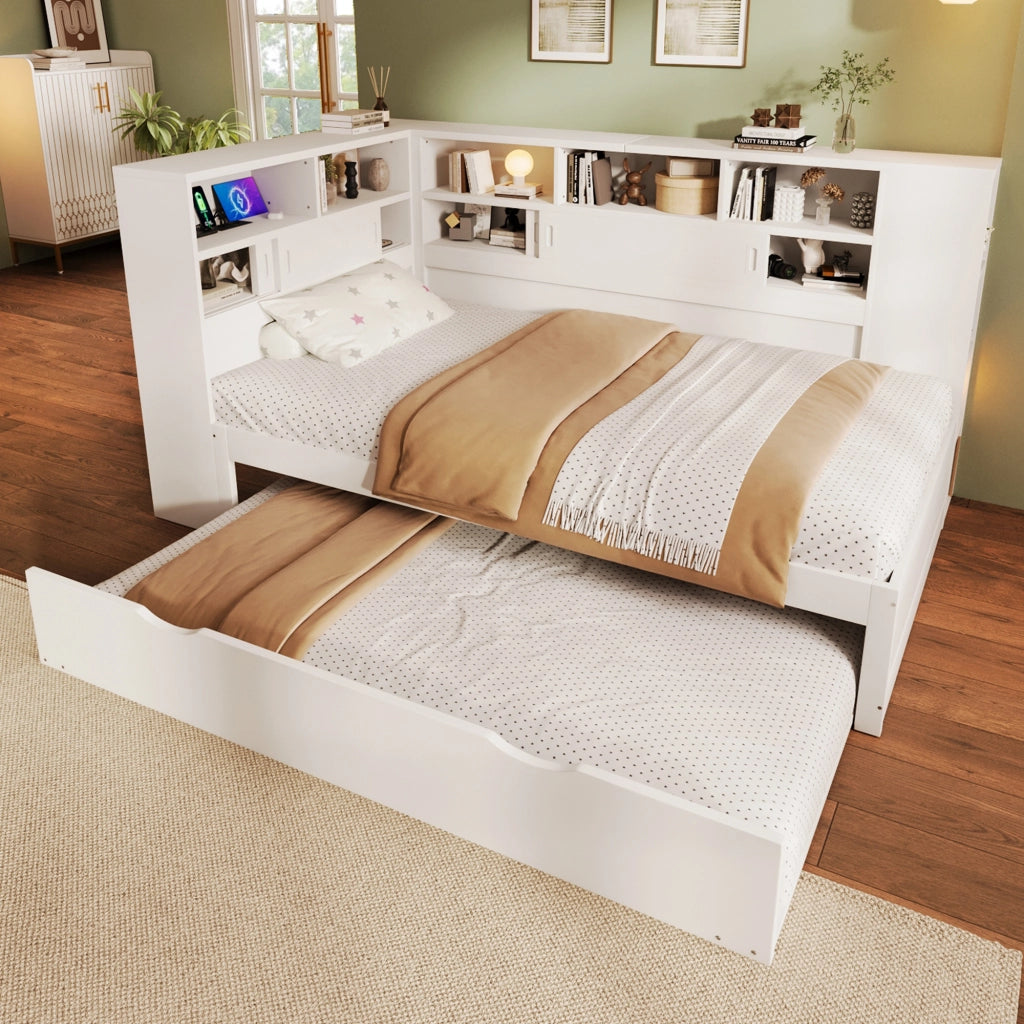 letto platforma pino bianco 90 x 200 cm