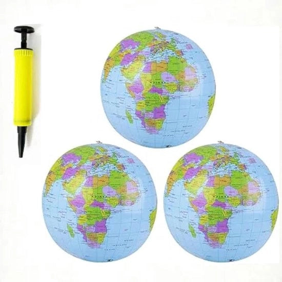 Mappa del Mondo Opaca Interattiva - Set da 3 pezzi
