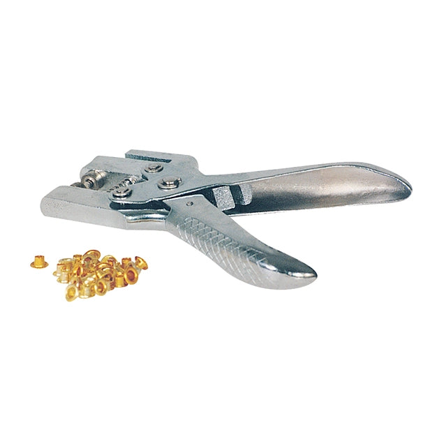 Pinza per occhielli professionale + 100 occhielli Ø 4,5
