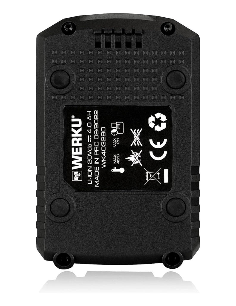 Batteria WERKU 20V 4,0 Ah