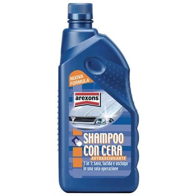 SHAMPOO LAVAGGIO AUTO + CERA AREXONS - LT 1- 2 pezzi