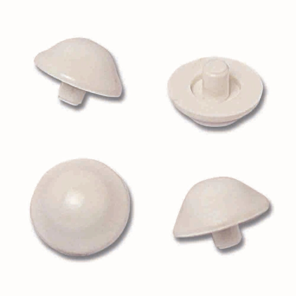 Paracolpi Per Sedile Wc Ø Mm 22X9H Con Perno Set 5 Pezzi - Idrobric