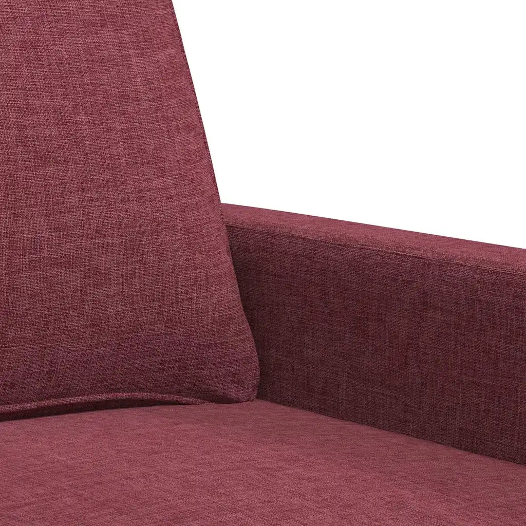 Divano a 2 Posti-Sofa 2 Posti Rosso Vino 120 cm in Tessuto 944249